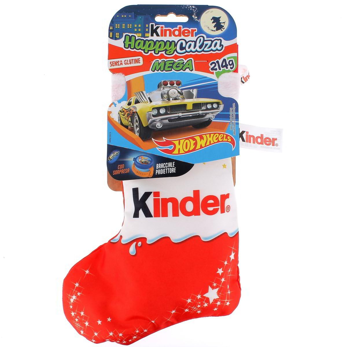 Calza kinder hot wheels