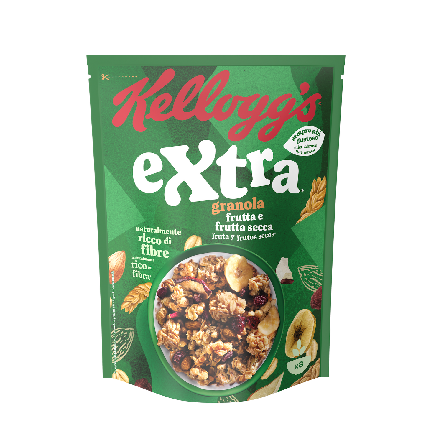 Cereali kelloggs cioccolato al latte